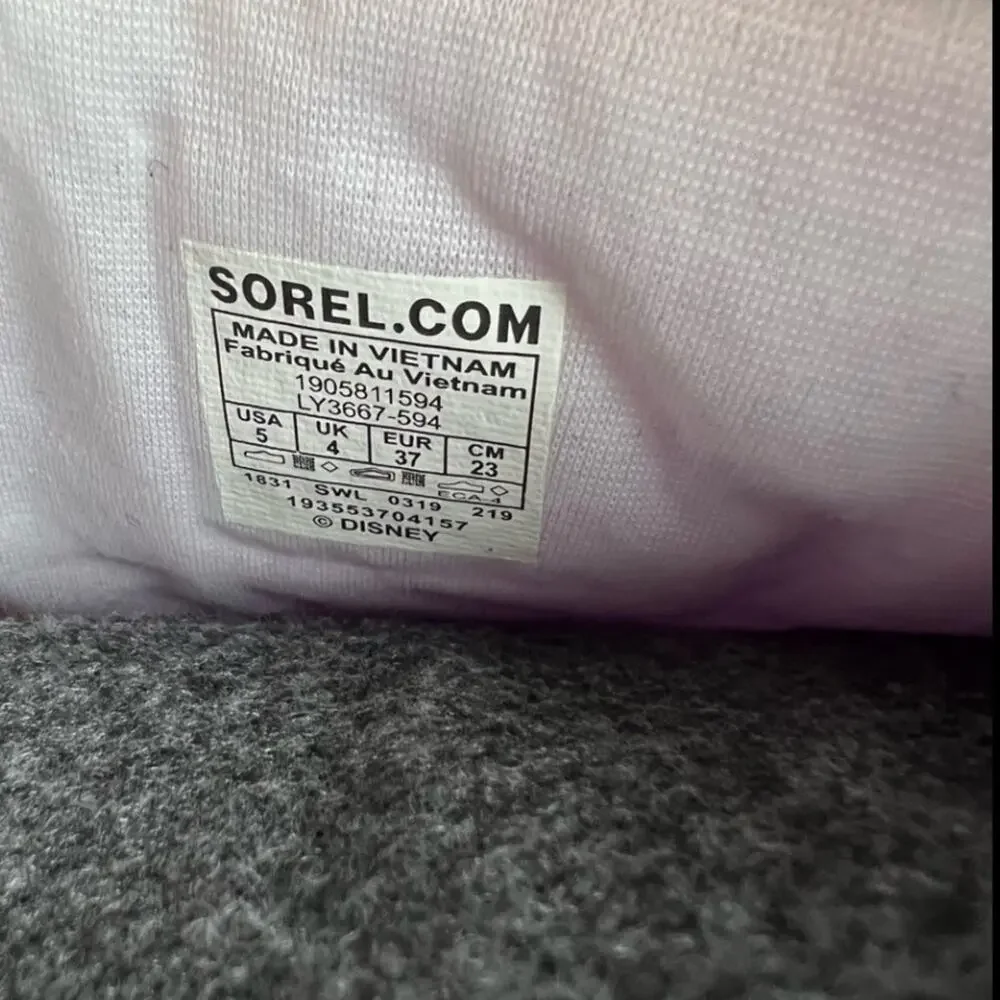 Sorel Disney x Flurry Frozen 2 Winter Boots Big Girl size 5